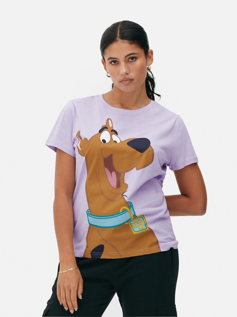 Tops Primark ScoobyDoo Mujer Moradas | 7910FCMPI