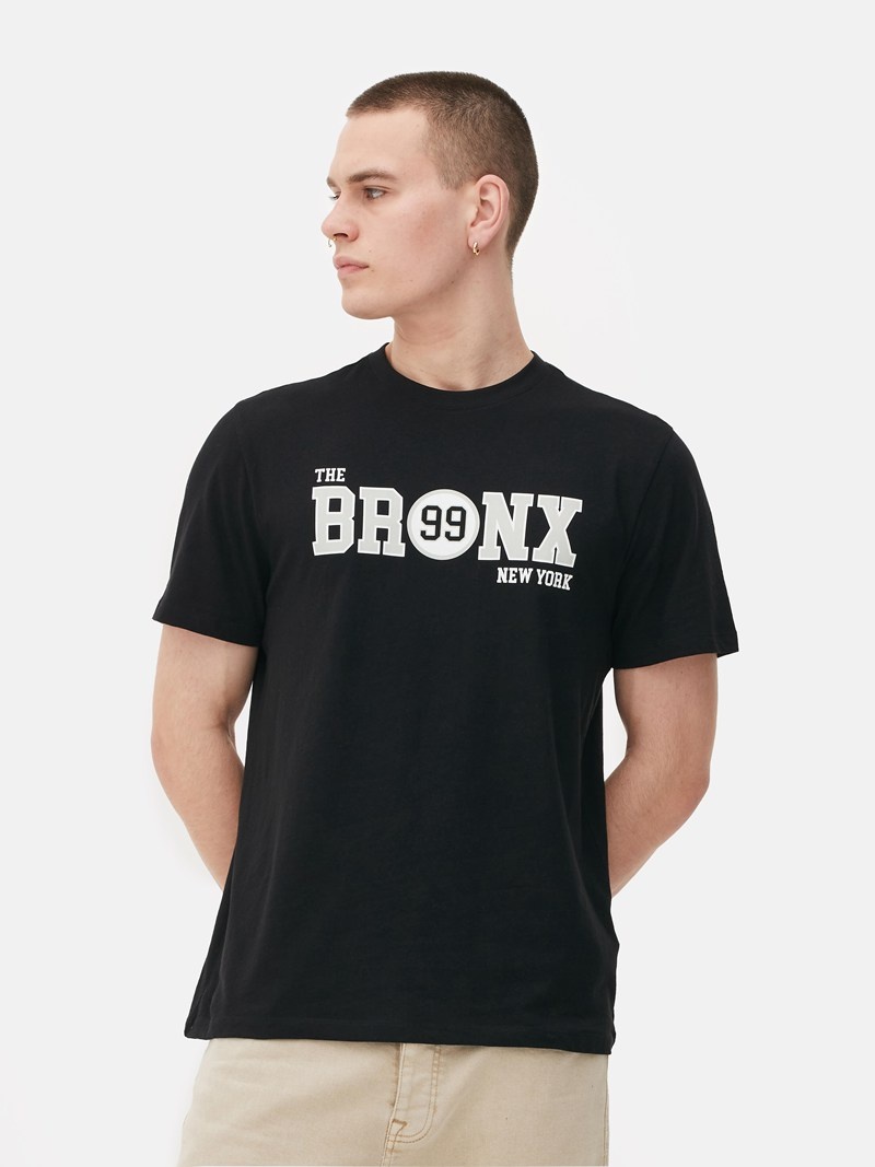 Tops Primark The Bronx Hombre Negras | 4823HPXWU