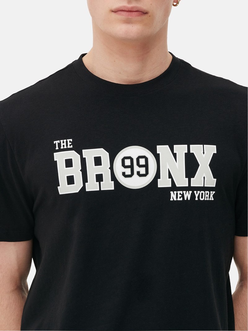 Tops Primark The Bronx Hombre Negras | 4823HPXWU