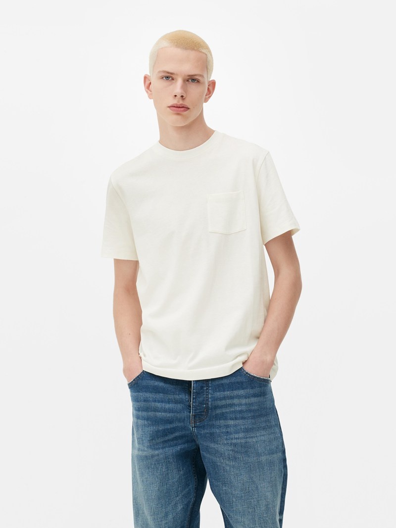 Tops Primark The Stronghold Pocket Hombre Blancas | 8905WZCJY