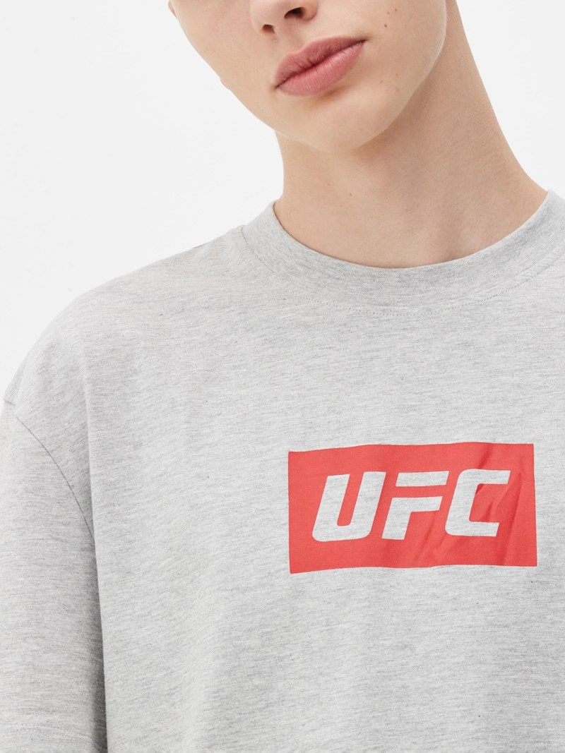 Tops Primark UFC Printed Hombre Gris | 7186ARYNX