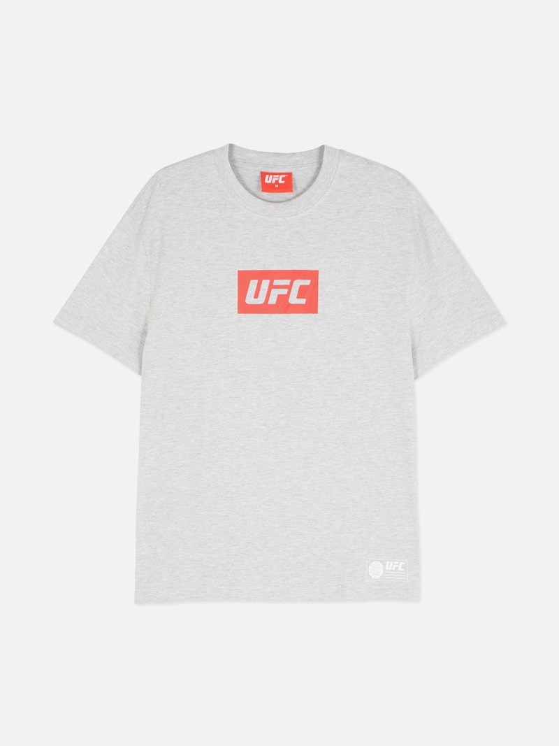 Tops Primark UFC Printed Hombre Gris | 7186ARYNX