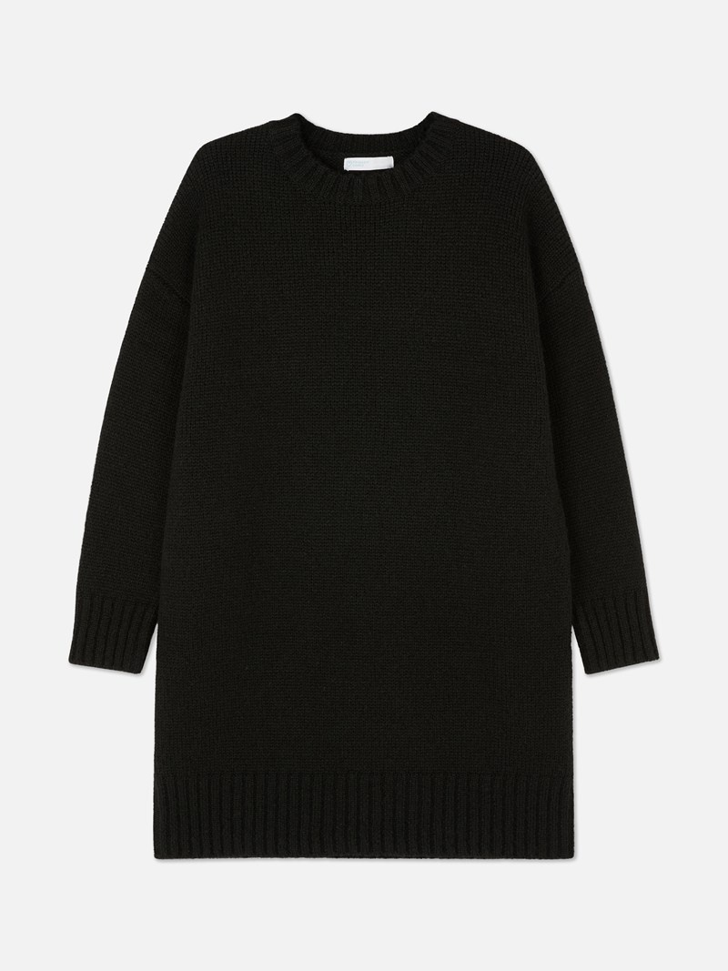 Vestido Primark Crew Neck Mujer Negras | 0817RFSBP