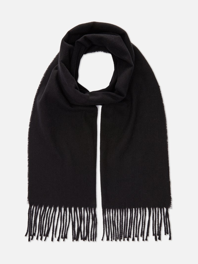 Winter Primark Essential Woven Scarf Hombre Negras | 1435PWZRV