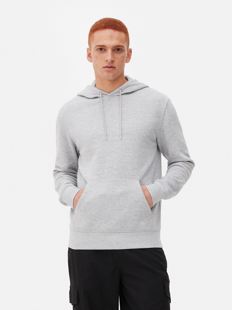 Winter Primark Long Sleeve Hoodie Hombre Gris | 8037BSPQM