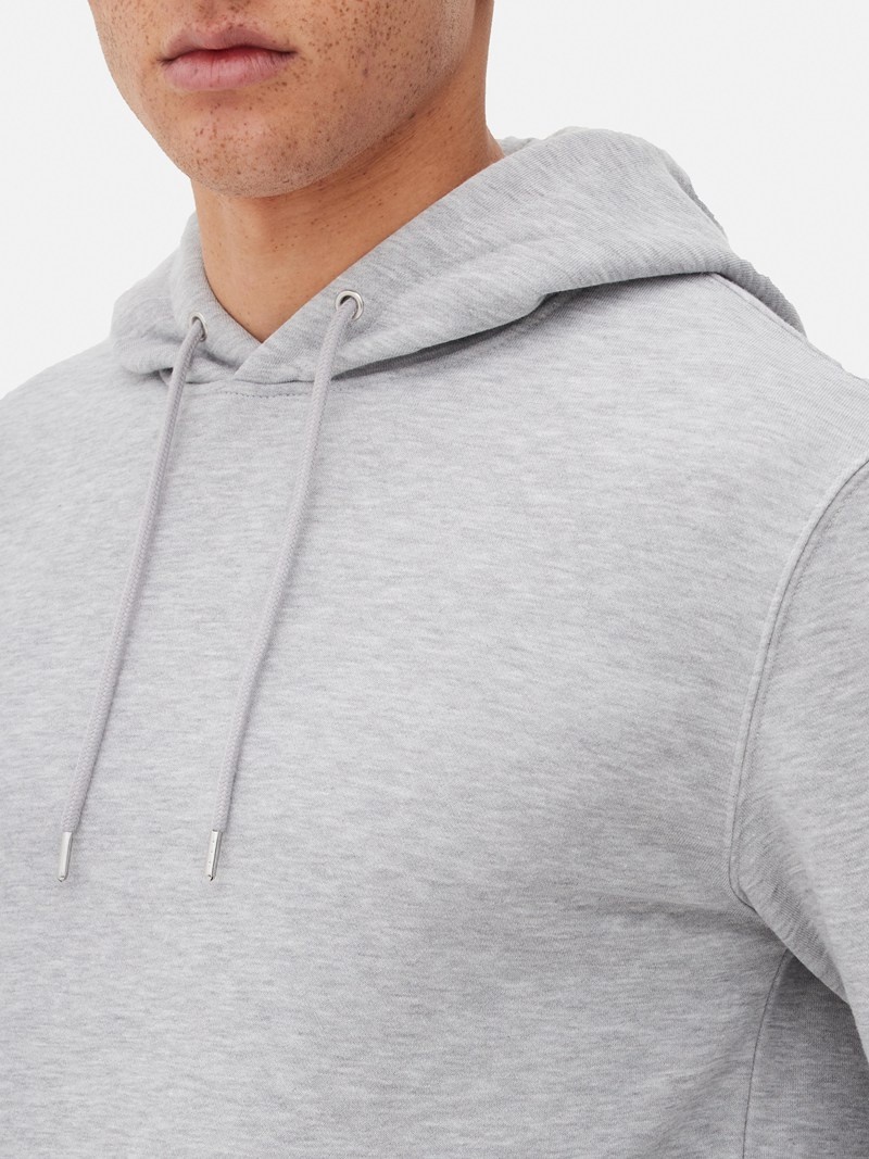 Winter Primark Long Sleeve Hoodie Hombre Gris | 8037BSPQM