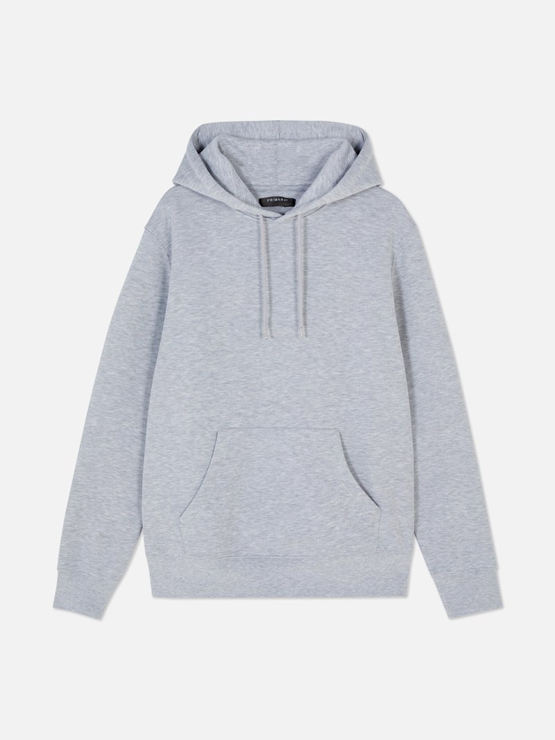 Winter Primark Long Sleeve Hoodie Hombre Gris | 8037BSPQM