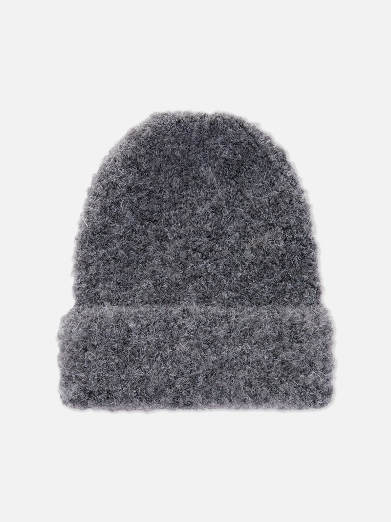 Winter Primark Rita Ora Bouclé Beanie Hat Mujer Gris | 6374UZKGW