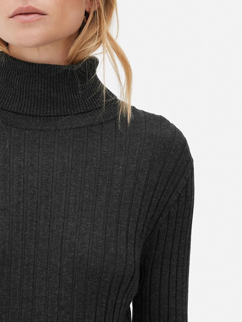 Winter Primark Viscose Rich Turtleneck Mujer Gris | 0813OBXQD