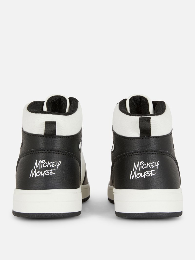 Zapatillas Primark Disney’s Mickey Mouse High Mujer Negras | 0354FTJPS