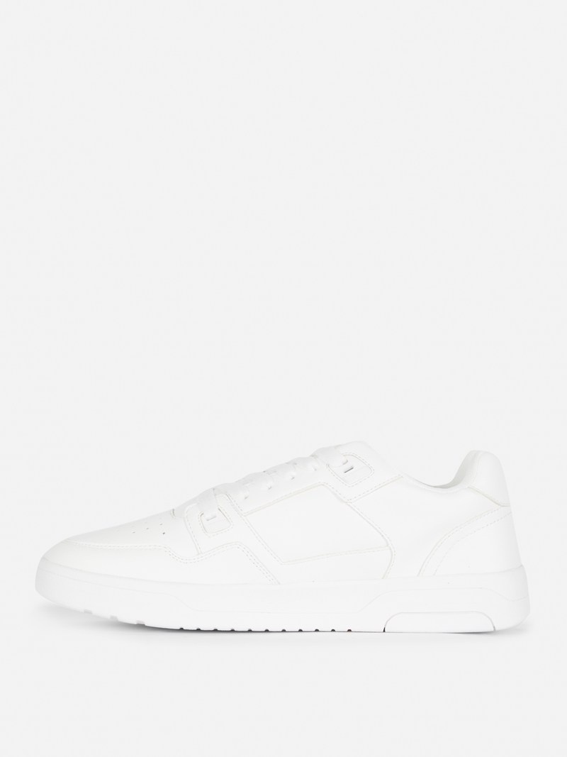 Zapatillas Primark LaceUp Low Hombre Blancas | 2794VRFQJ