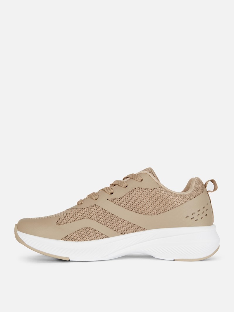 Zapatillas Primark Mesh Low Mujer Beige | 5632LODAN