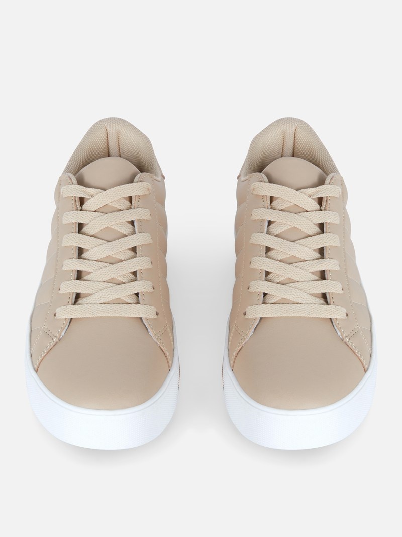 Zapatillas Primark Rhinestone Detail Low Mujer Beige | 4859YQDXO