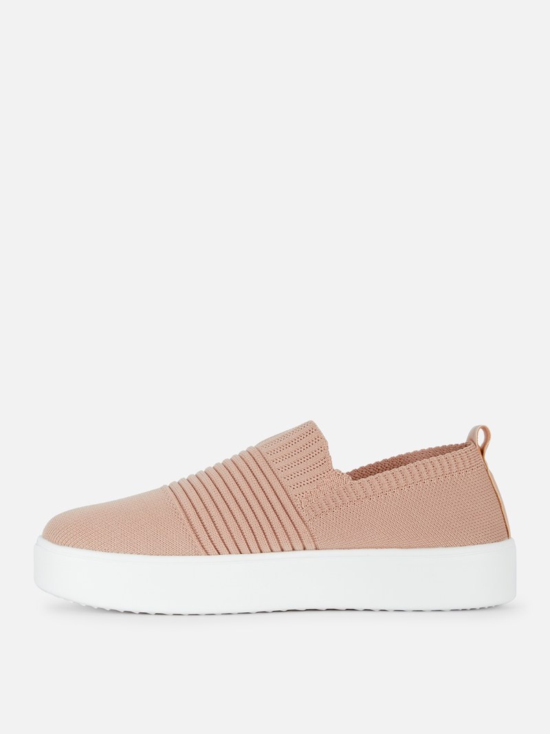 Zapatillas Primark Rib Knits Mujer Beige | 9107TVPMI