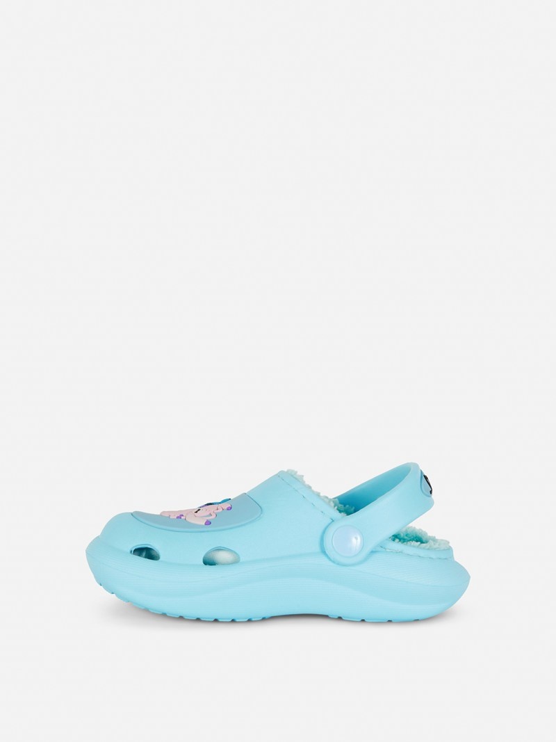 Zapatos Primark Disney's Lilo and Stitch Fleece Forro Clogs Niños Azules | 2516TAYPD