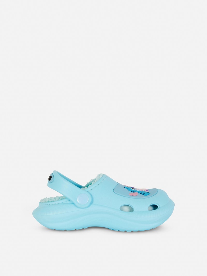 Zapatos Primark Disney\'s Lilo and Stitch Fleece Forro Clogs Niños Azules | 2516TAYPD