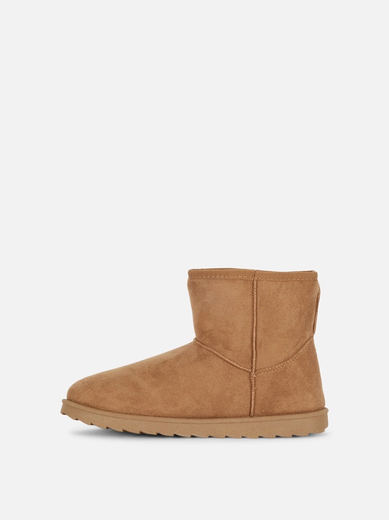 Zapatos Primark Faux Fur Ankle Niños Marrones | 1350NAMBL