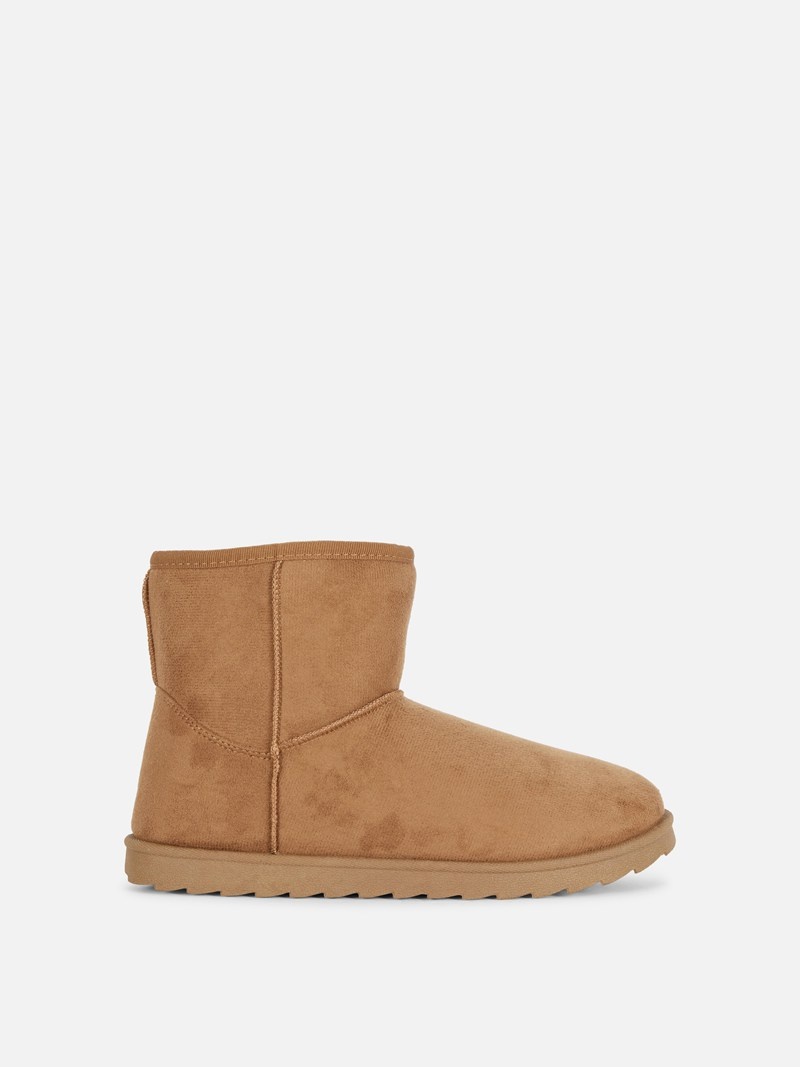 Zapatos Primark Faux Fur Ankle Niños Marrones | 1350NAMBL