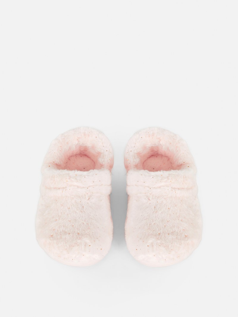 Zapatos Primark Faux Fur Clogs Niños Creme | 1546MLSUX