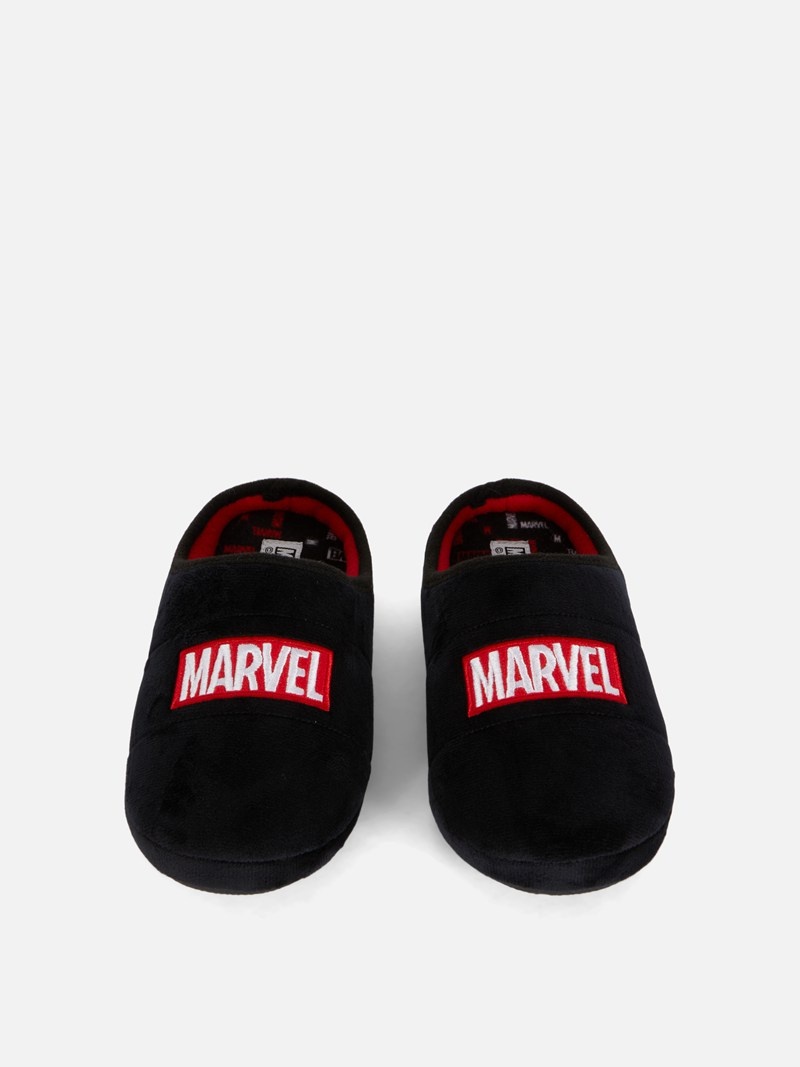 Zapatos Primark Marvel Logo Mule Niños Negras | 4385XHLGB