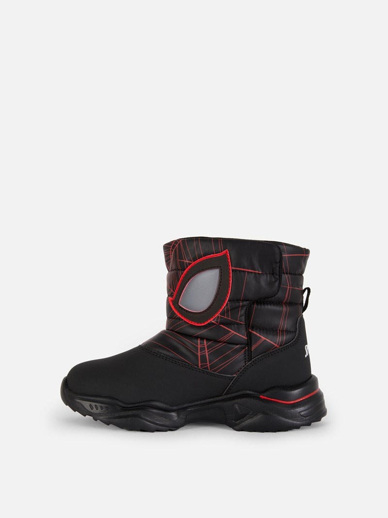 Zapatos Primark Marvel SpiderMan Miles Morales Snow Niños Negras | 0674EDFUV