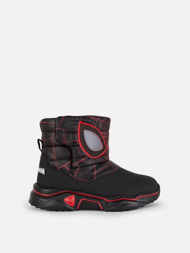 Zapatos Primark Marvel SpiderMan Miles Morales Snow Niños Negras | 0674EDFUV